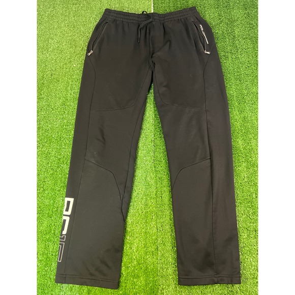Polo Ralph Lauren Other - Polo Ralph Lauren Men Black Tech Fleece Performance Sweatpants Logo Graphic MD